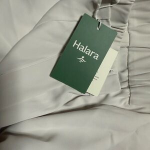 Halara creamy white wrap trousers!